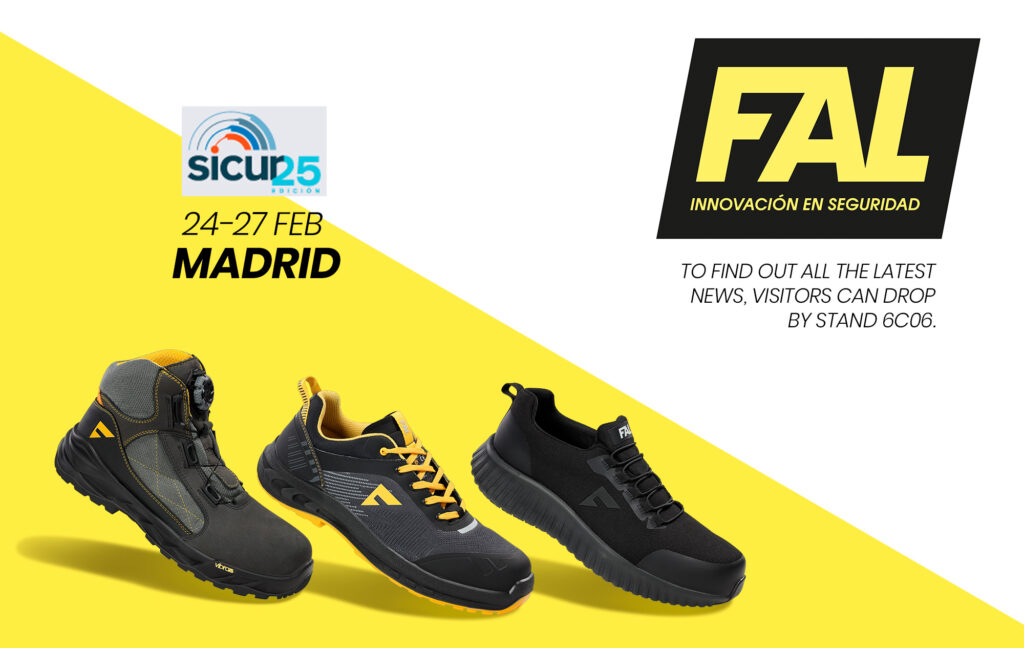 Fal Safety Footwear präsentiert sich auf der SICUR 2026 mit einem umfassend überarbeiteten Katalog